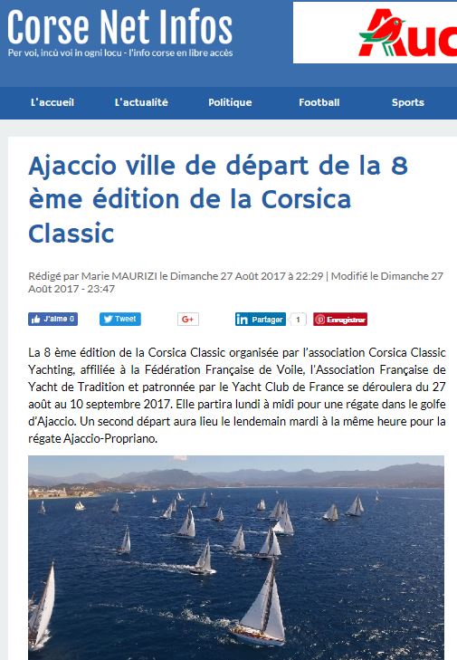 Corse Net Infos, 27 août