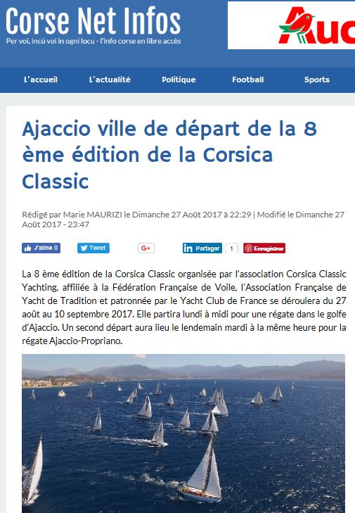 Corse Net Infos, 27 août Corse Net Infos, 27 août