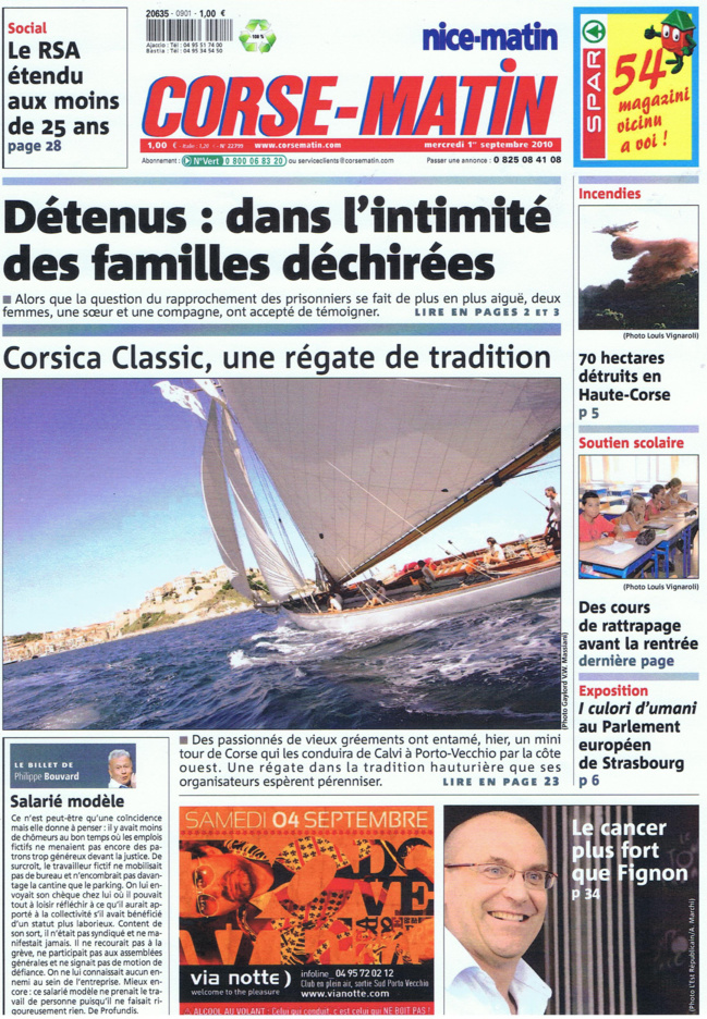 Revue de presse Corsica Classic 2010