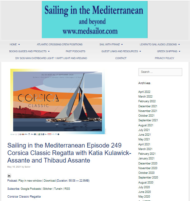 Revue de Presse 12ème Corsica Classic, Bonifacio, Taverna, Macinaggio, Saint-Florent, 2021 Revue de Presse 12ème Corsica Classic, Bonifacio, Taverna, Macinaggio, Saint-Florent, 2021