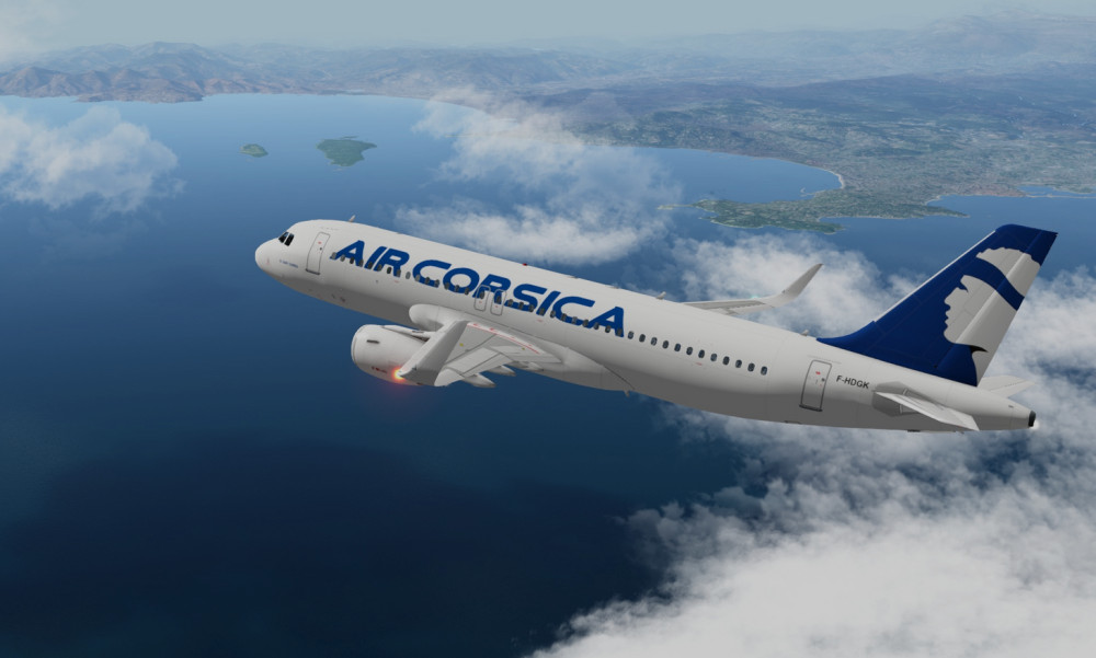 Air Corsica A-320 photo DR Air Corsica A-320 photo DR