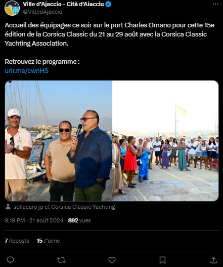 Revue de presse Corsica Classic Yachting 2024 Revue de presse Corsica Classic Yachting 2024