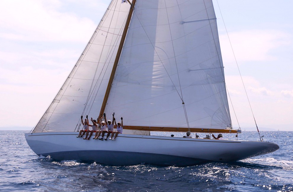 SY Eileen 1938 Bonifacio - Porto-Vecchio Corsica Classic 2019 photo Françoise Tafani DR SY Eileen 1938 Bonifacio - Porto-Vecchio Corsica Classic 2019 photo Françoise Tafani DR