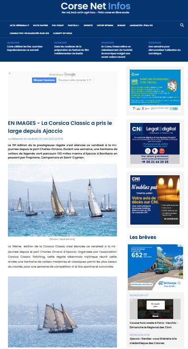 Corse Net Infos 22 août 2025