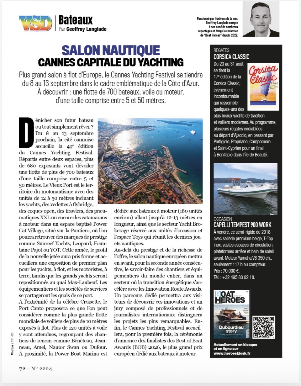 Revue de presse Corsica Classic Yachting 2026