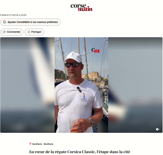 Corse Matin lundi 31 août 2026 Corse Matin lundi 31 août 2026