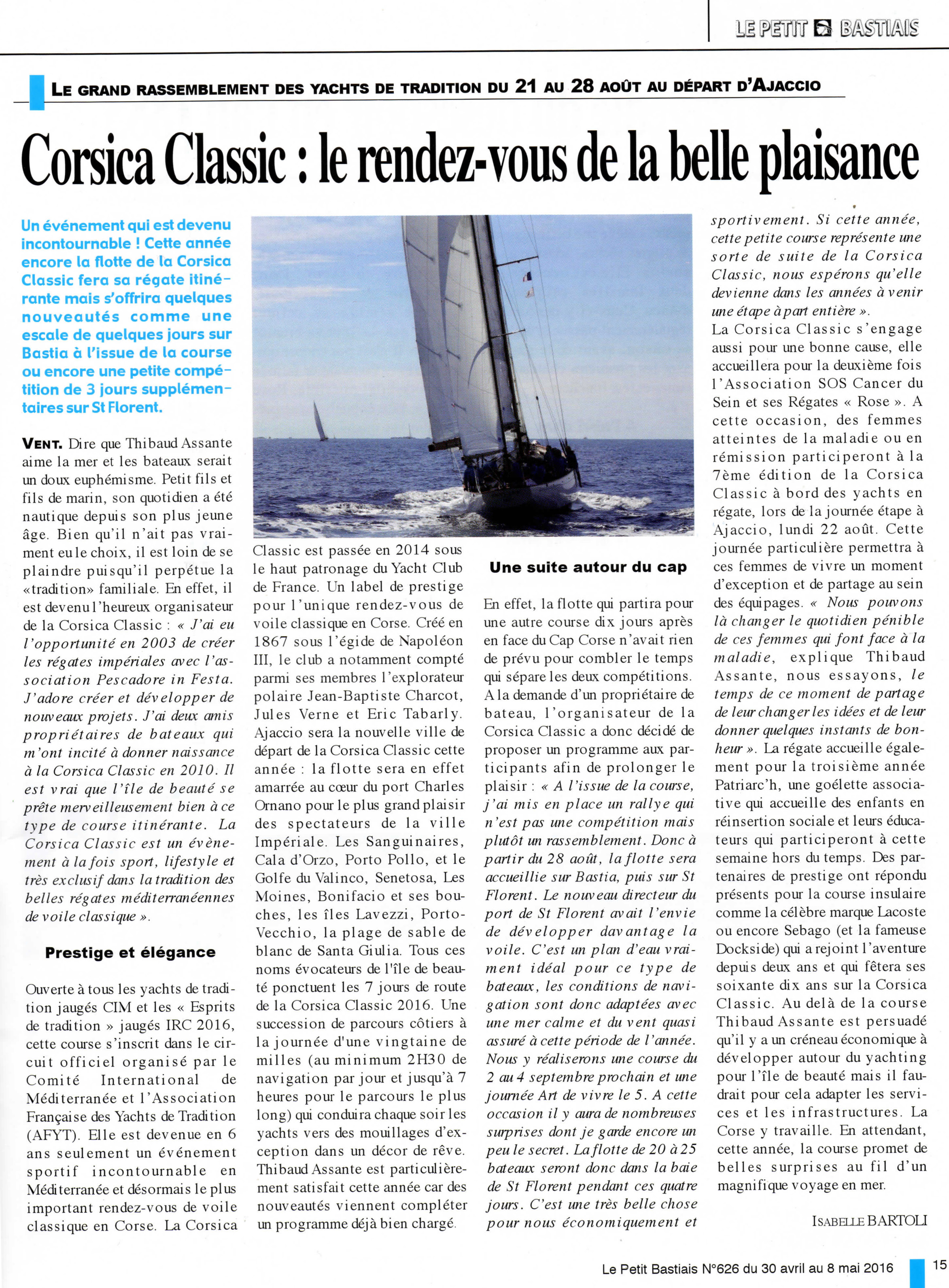 La revue de presse régionale / Corsican media Coverage 2016 