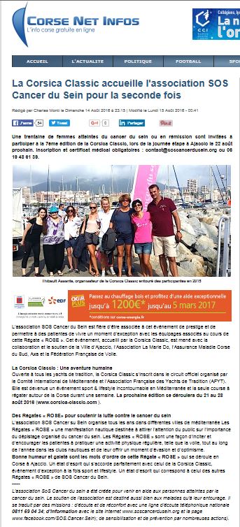 La revue de presse régionale / Corsican media Coverage 2016  La revue de presse régionale / Corsican media Coverage 2016