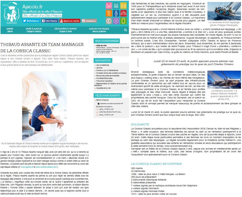 La revue de presse régionale / Corsican media Coverage 2016  La revue de presse régionale / Corsican media Coverage 2016