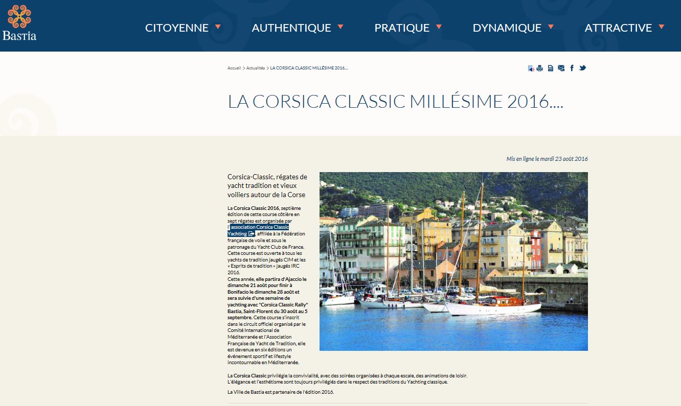 La revue de presse régionale / Corsican media Coverage 2016  La revue de presse régionale / Corsican media Coverage 2016