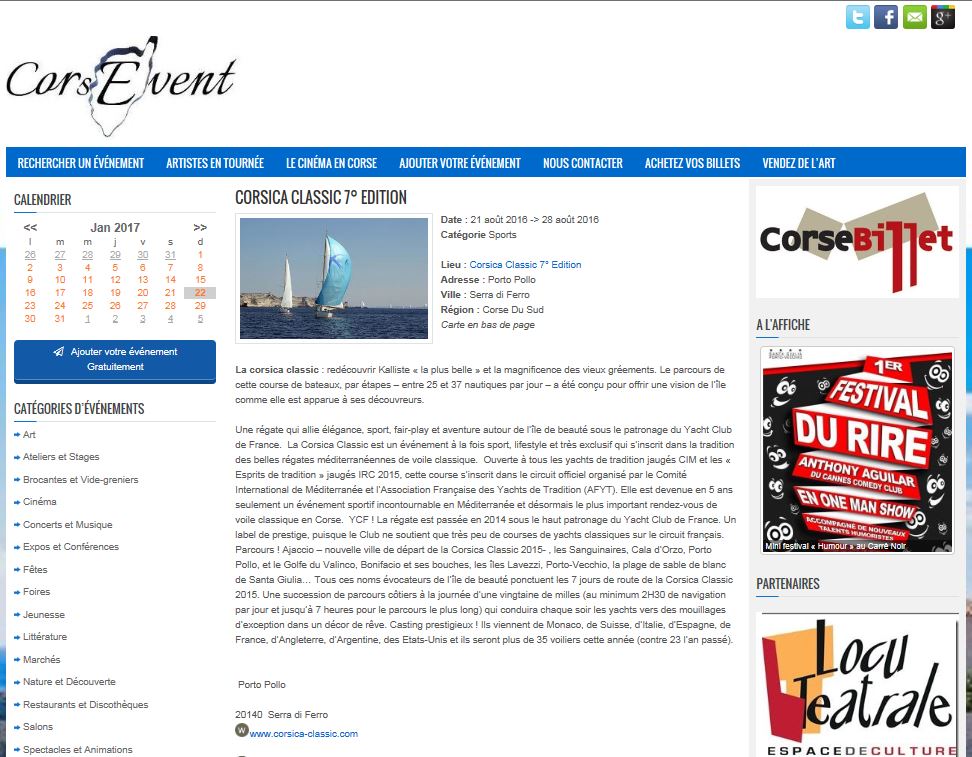 La revue de presse régionale / Corsican media Coverage 2016  La revue de presse régionale / Corsican media Coverage 2016