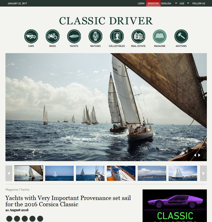 La revue de presse Corsica Classic 2016 / Media Coverage 2016  La revue de presse Corsica Classic 2016 / Media Coverage 2016