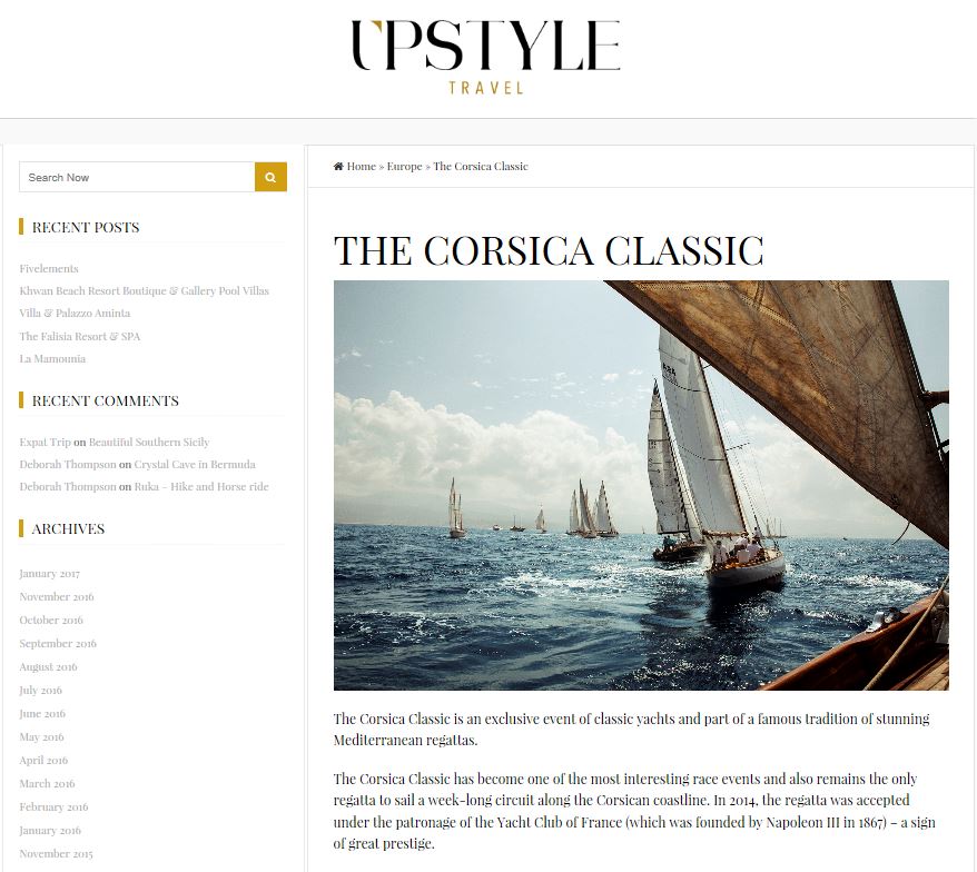 La revue de presse Corsica Classic 2016 / Media Coverage 2016  La revue de presse Corsica Classic 2016 / Media Coverage 2016