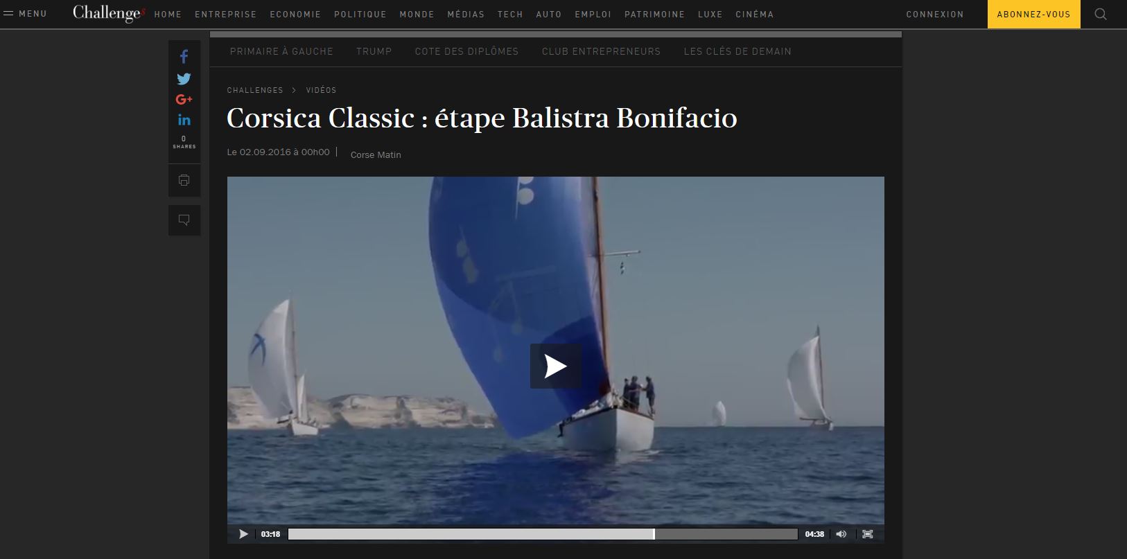 La revue de presse Corsica Classic 2016 / Media Coverage 2016  La revue de presse Corsica Classic 2016 / Media Coverage 2016