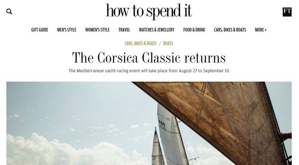 LA REVUE DE PRESSE CORSICA CLASSIC 2017 / International MEDIA COVERAGE 2017 LA REVUE DE PRESSE CORSICA CLASSIC 2017 / International MEDIA COVERAGE 2017