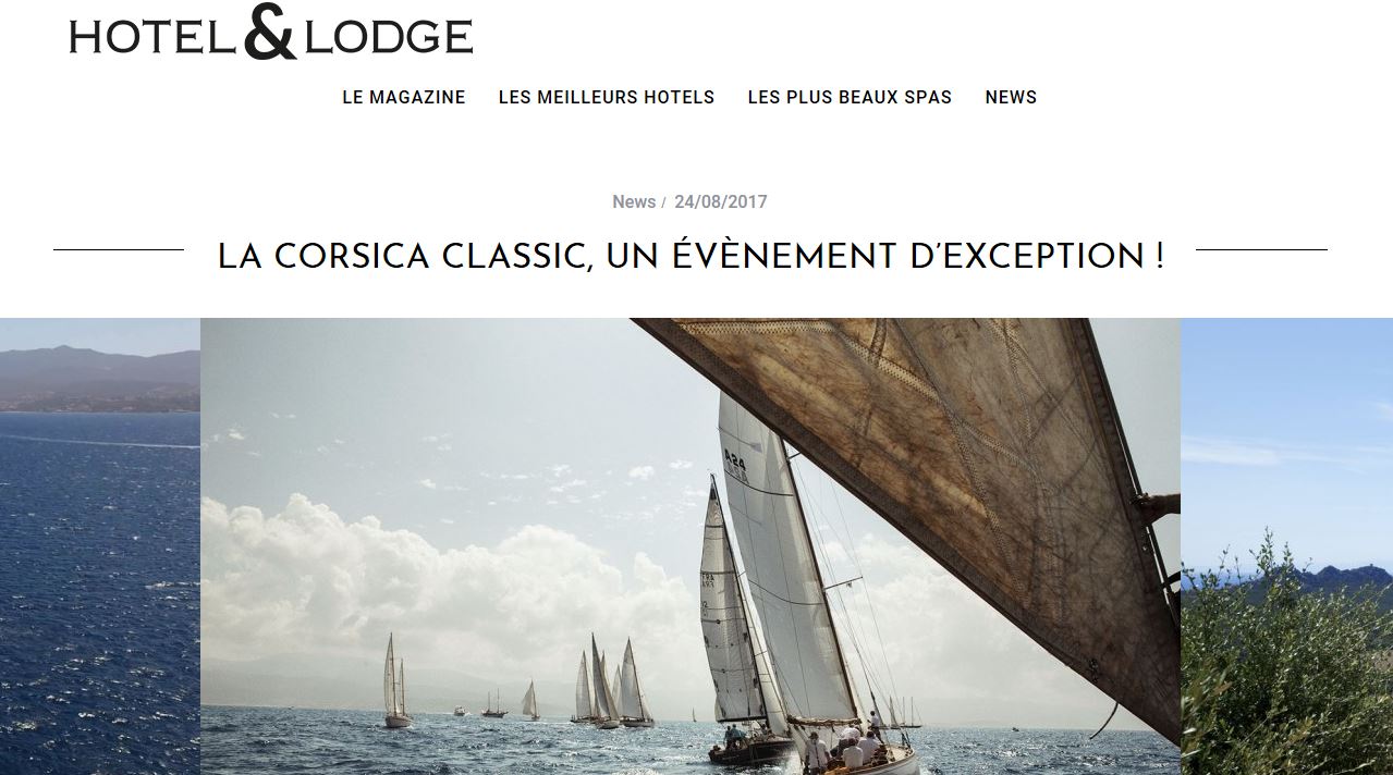 LA REVUE DE PRESSE Nationale CORSICA CLASSIC 2017 /  French MEDIA COVERAGE 2017