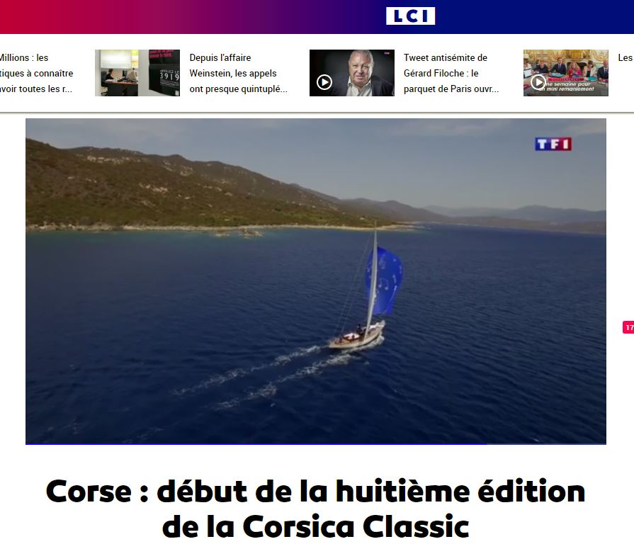 LA REVUE DE PRESSE Nationale CORSICA CLASSIC 2017 /  French MEDIA COVERAGE 2017