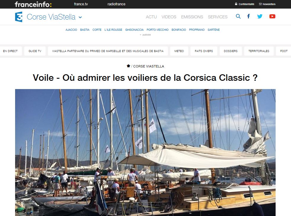 La revue de presse régionale de la Corsica Classic 2017 / Corsican media Coverage 2017