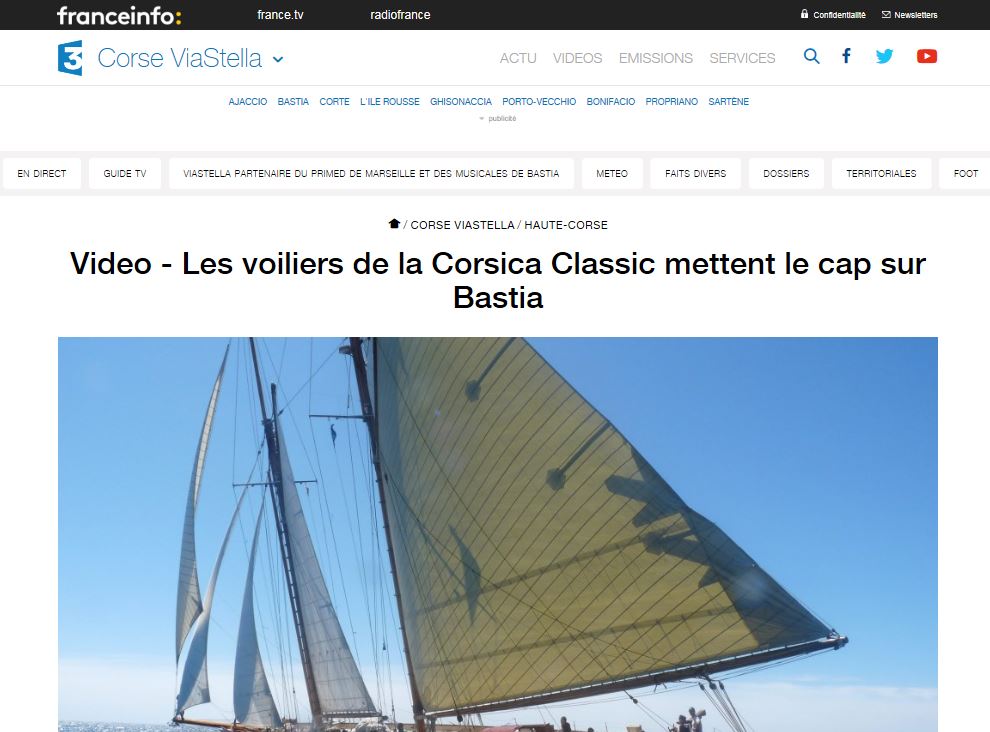 La revue de presse régionale de la Corsica Classic 2017 / Corsican media Coverage 2017
