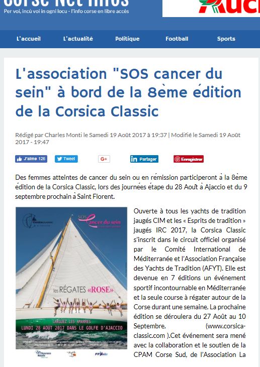 Corse Net Infos, 19 août