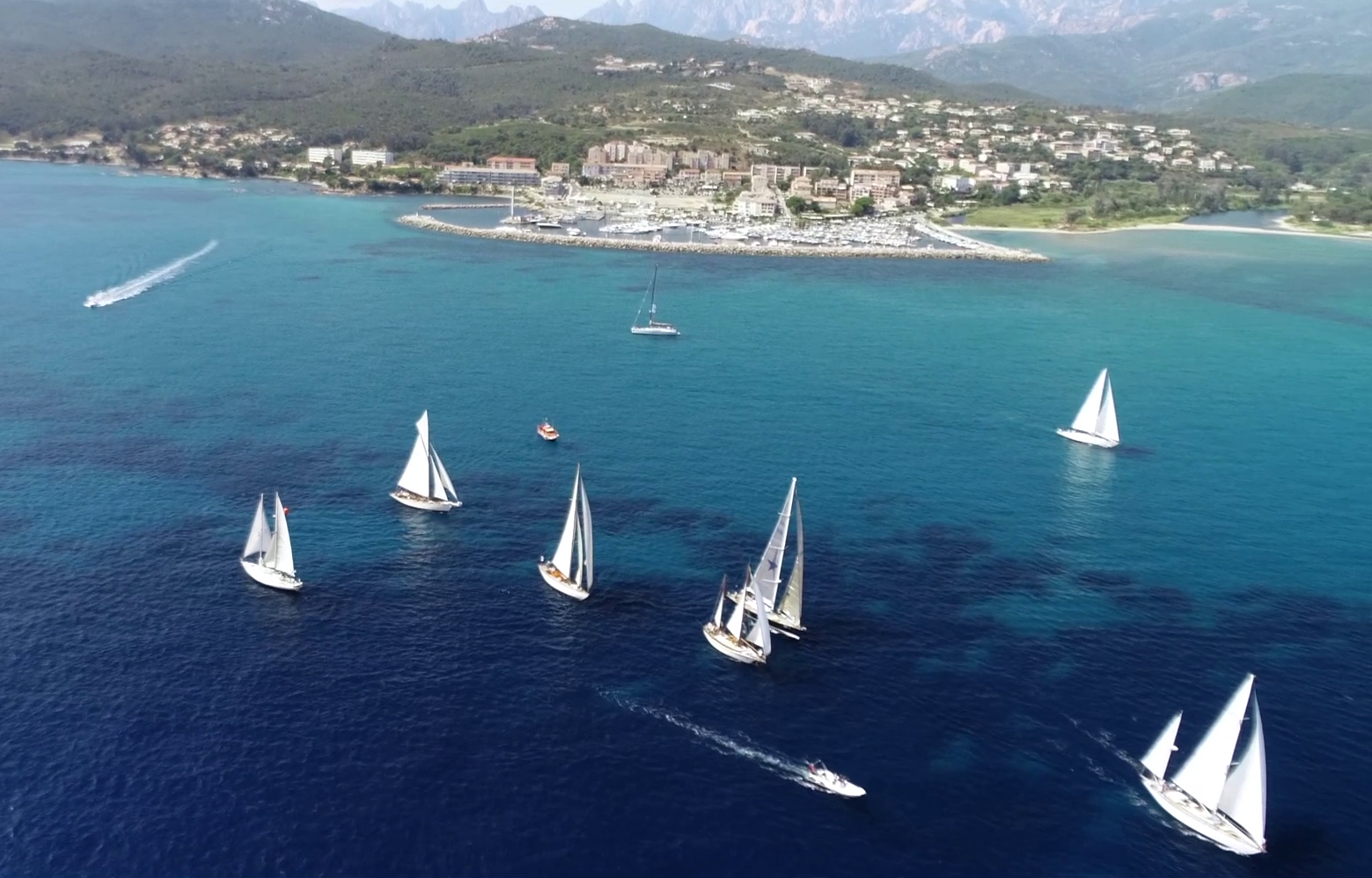 CC 2018 Départ Sari - Solenzara Bastia Photo JP Pyree By Drone Dr