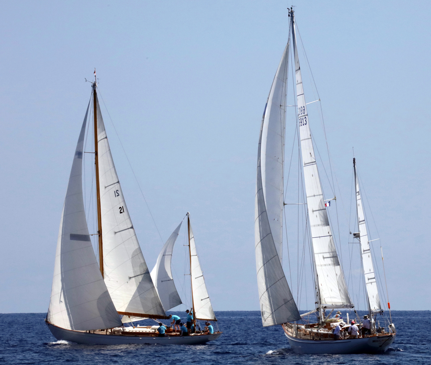 CC 2018 SY Skylark VS SY Hilaria photo Françoise Tafani DR CC 2018 SY Skylark VS SY Hilaria photo Françoise Tafani DR