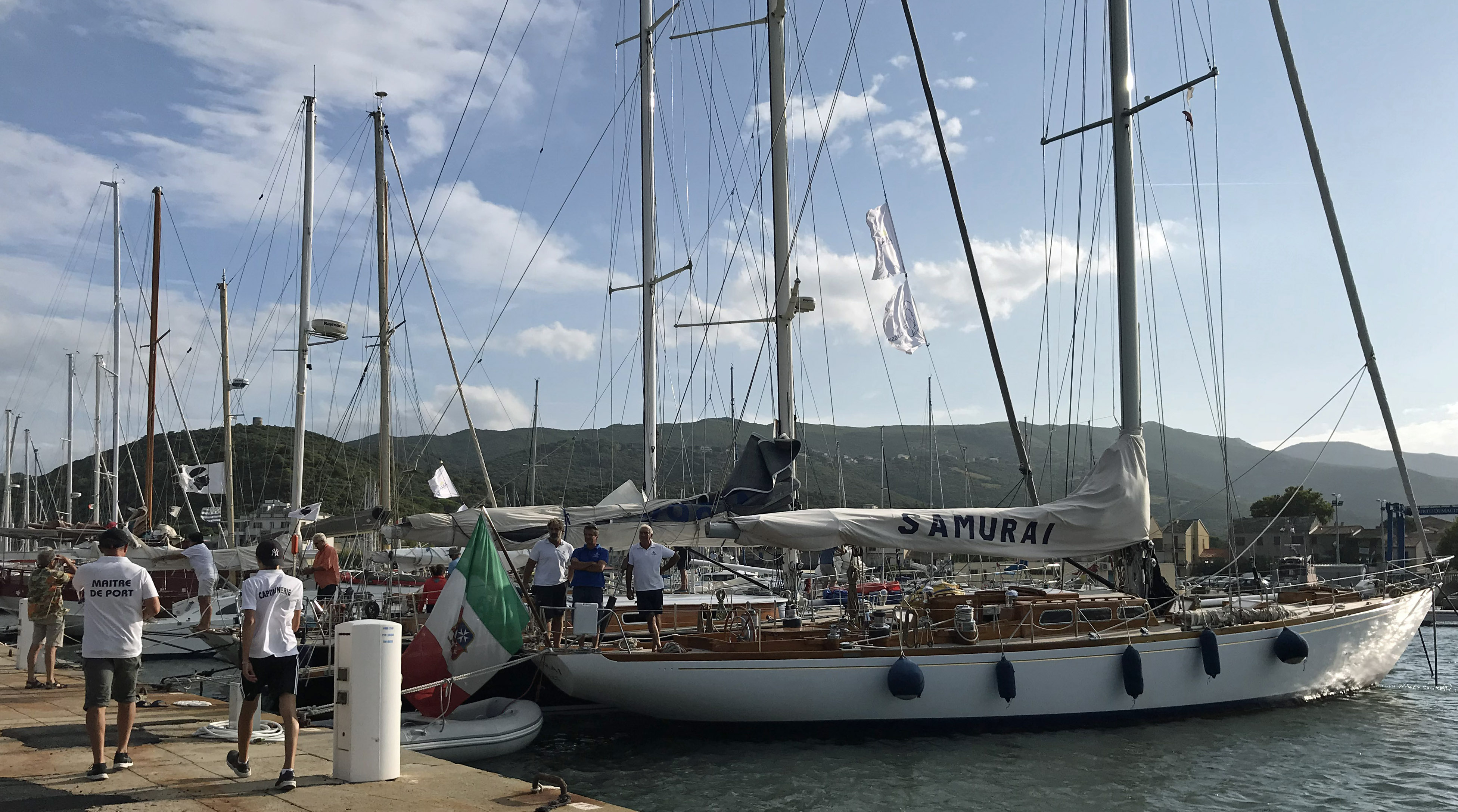 CC 2018 Bastia - Macinaggio la flotte au port de Macinaggio photo Thibaud Assante DR