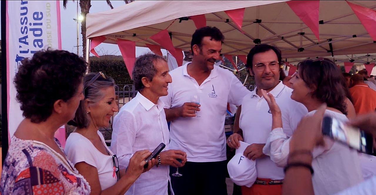 CC 2019 Régates Rose x Carole Bienvenue x Alain Prost x Glauco Cossettini X Thibaud Assante photo JP Pyrée DR