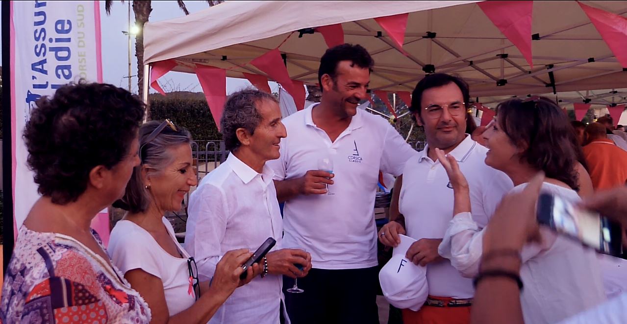 CC 2019 Régates Rose x Carole Bienvenue x Alain Prost x Glauco Cossettini X Thibaud Assante photo JP Pyrée DR CC 2019 Régates Rose x Carole Bienvenue x Alain Prost x Glauco Cossettini X Thibaud Assante photo JP Pyrée DR