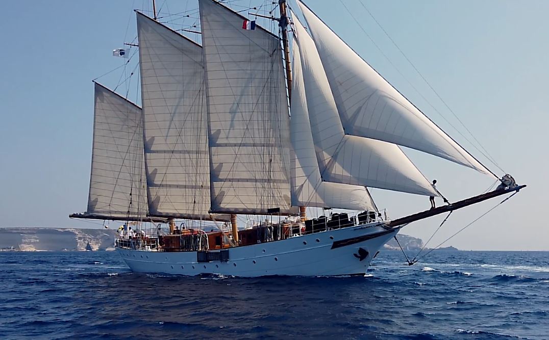 CC 2019 Trophée de la Ville de Bonifacio Antoine Zuria SY Trinakria photo Thomas Cerigny DR