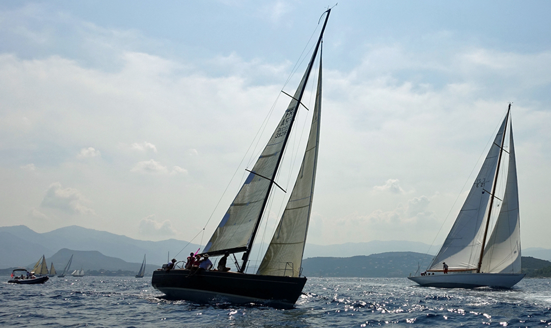 CC 2019 SY Hounbonne IV vs SY Eileen 1938 Saint-Florent Trophée de la Ville dimanche 1 septembre photo Juliette Olmeta DR CC 2019 SY Hounbonne IV vs SY Eileen 1938 Saint-Florent Trophée de la Ville dimanche 1 septembre photo Juliette Olmeta DR