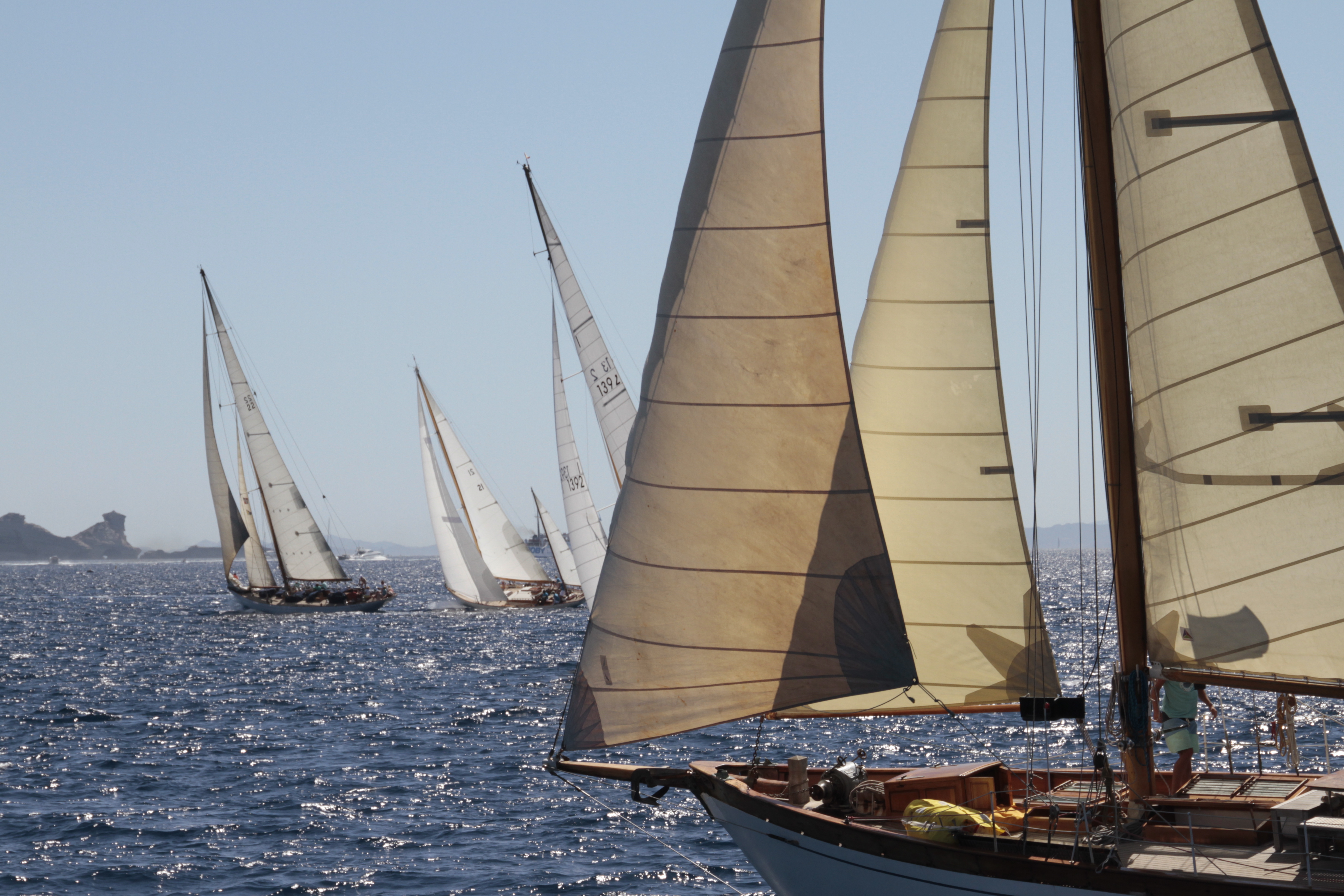 Ligne de départ Bonifacio SY Armide CC 2016 photo Françoise Tafani DR