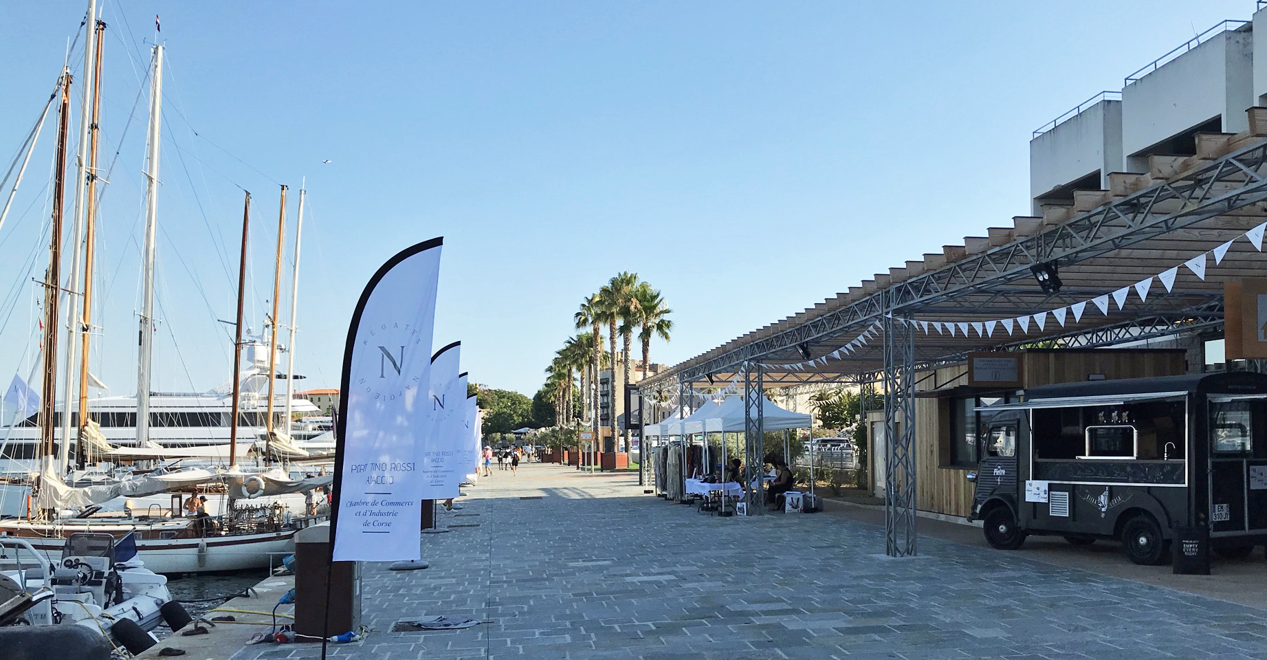 Régates Napoléon 2020 Quai Brancaleoni beer truck Pietra photo Thibaud Assante DR Régates Napoléon 2020 Quai Brancaleoni beer truck Pietra photo Thibaud Assante DR