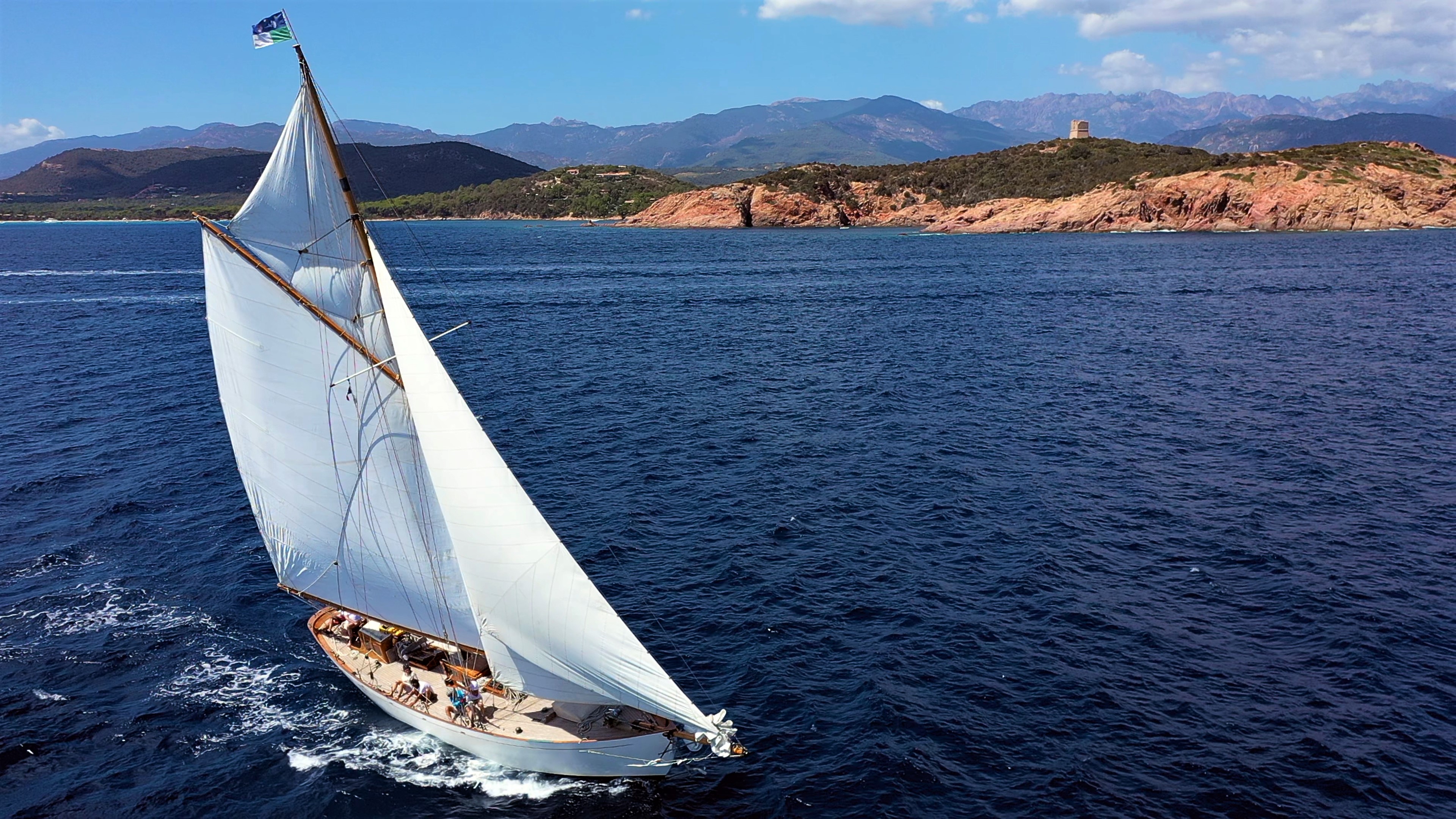 Bonifacio - Taverna, Pinarellu SY Vistona, Corsica Classic 2021 photo Arnaud Guilbert DR