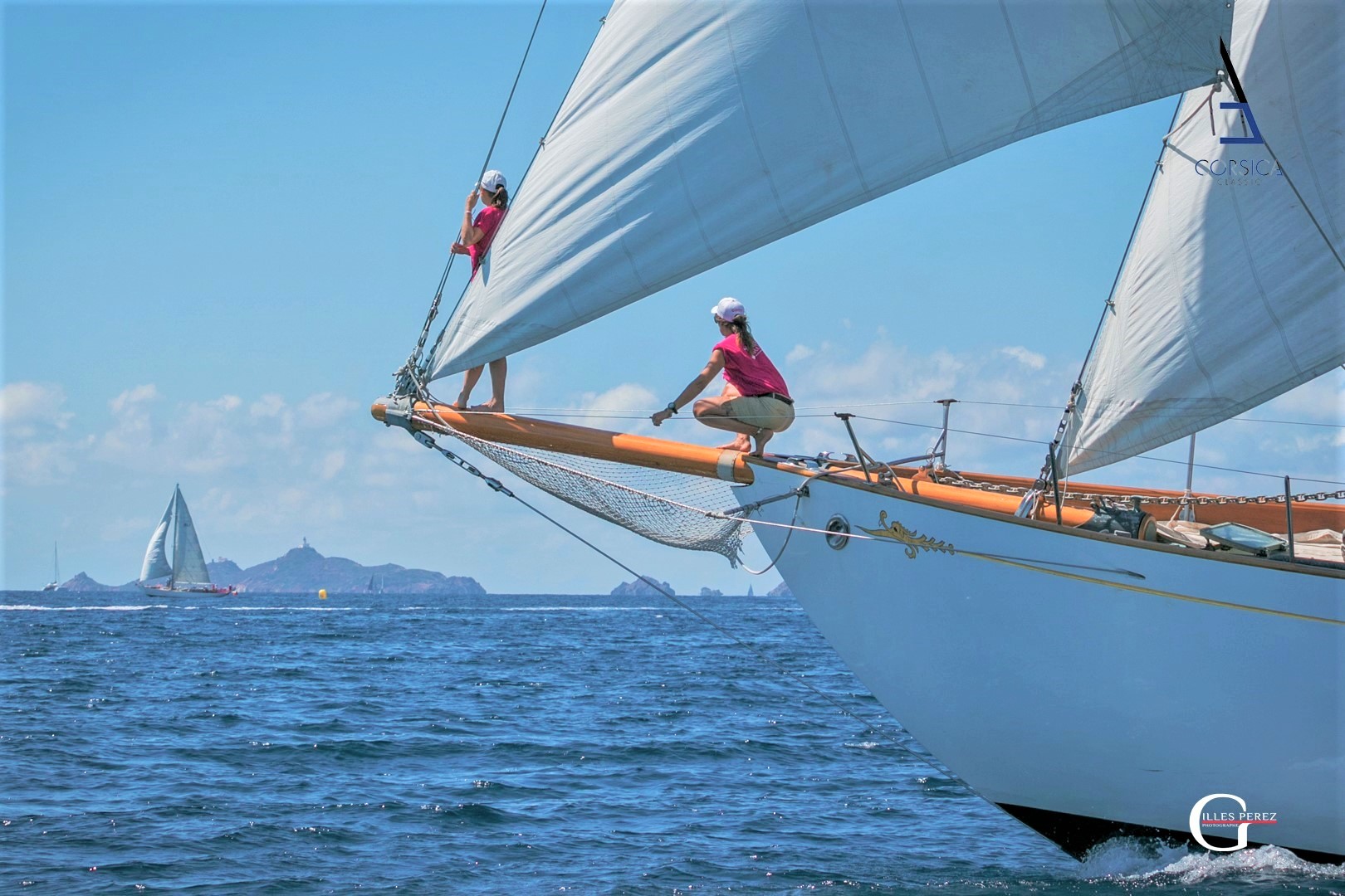 Corsica Classic 2022 x Régates Rose -  Ajaccio SY Belle Aventure x SY Dione Photo Gilles Perez DR