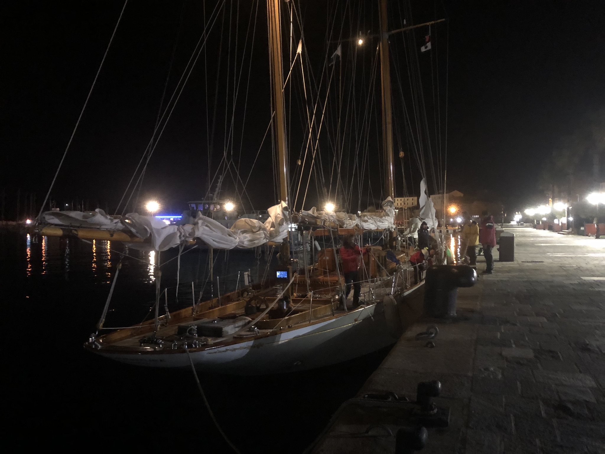 Pourquoi Pas 2023 Porquerolles - Ajaccio arrivée Port Tino Rossi SY Belle Aventure photo Thibaud Assante DR