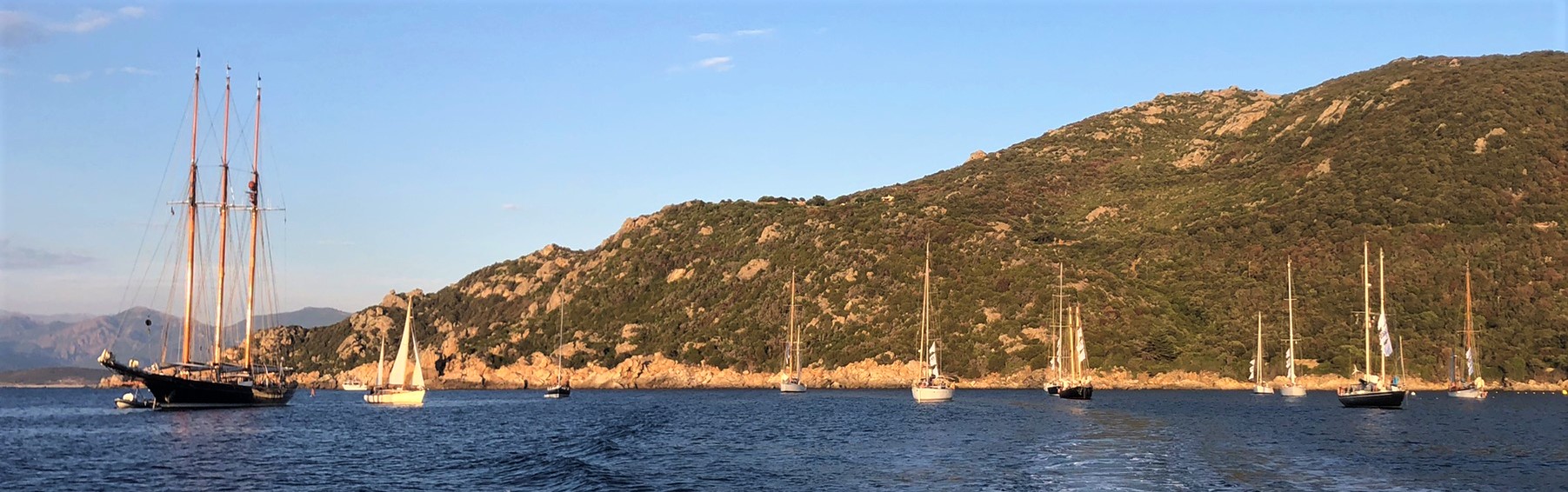 Corsica Classic 2022 Campomoro flotte au mouillage photo Thibaud Assante DR