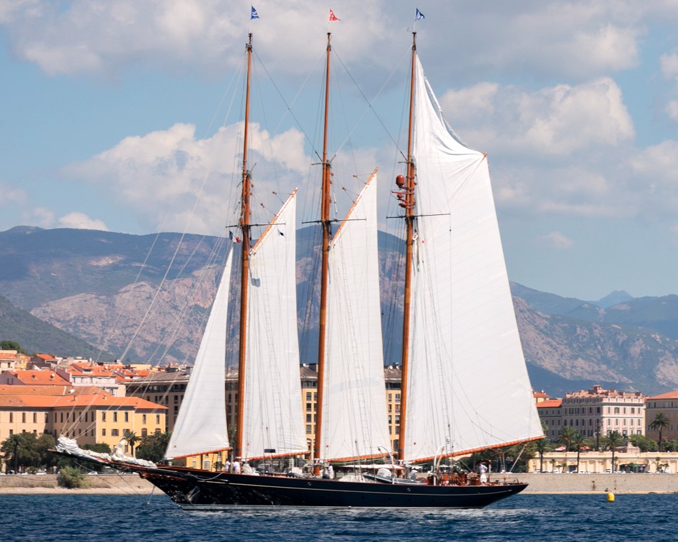 Corsica Classic 2022  SY Shenandoah of Sarks Ajaccio - Propriano photo Gilles Perez DR