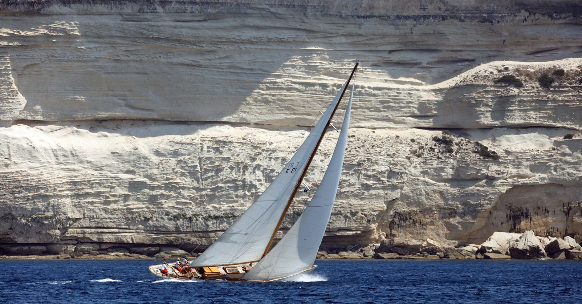 Corsica Classic 2019 Bonifacio SY Eileen 1938 Photo Françoise Tafani DR