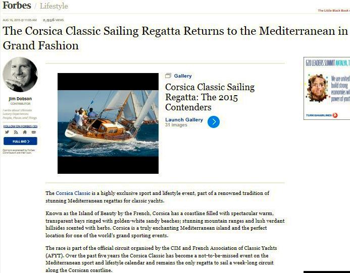 La revue de presse Corsica Classic 2015  La revue de presse Corsica Classic 2015