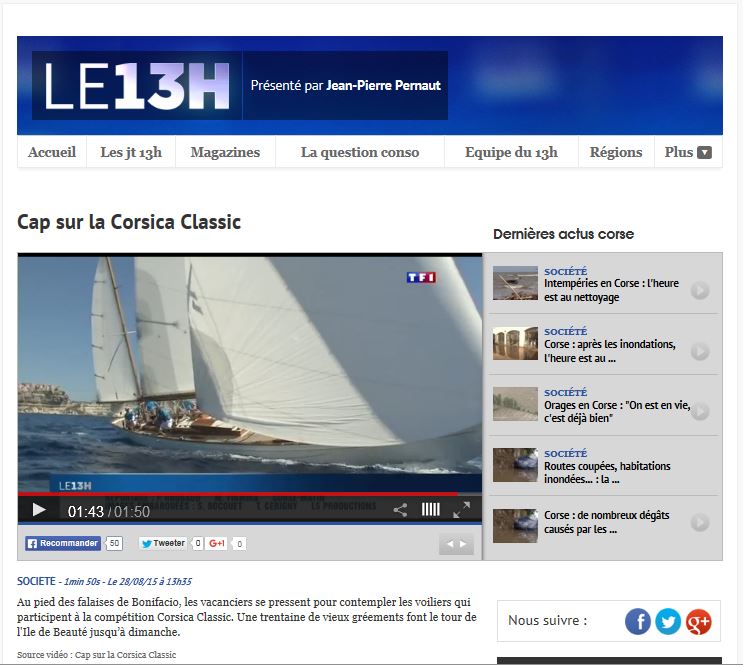 La revue de presse Corsica Classic 2015 