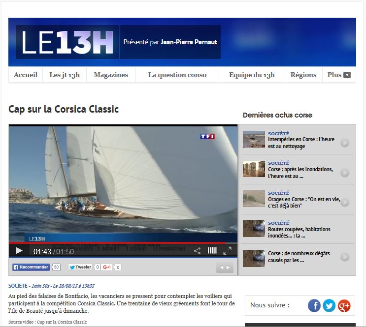 La revue de presse Corsica Classic 2015  La revue de presse Corsica Classic 2015