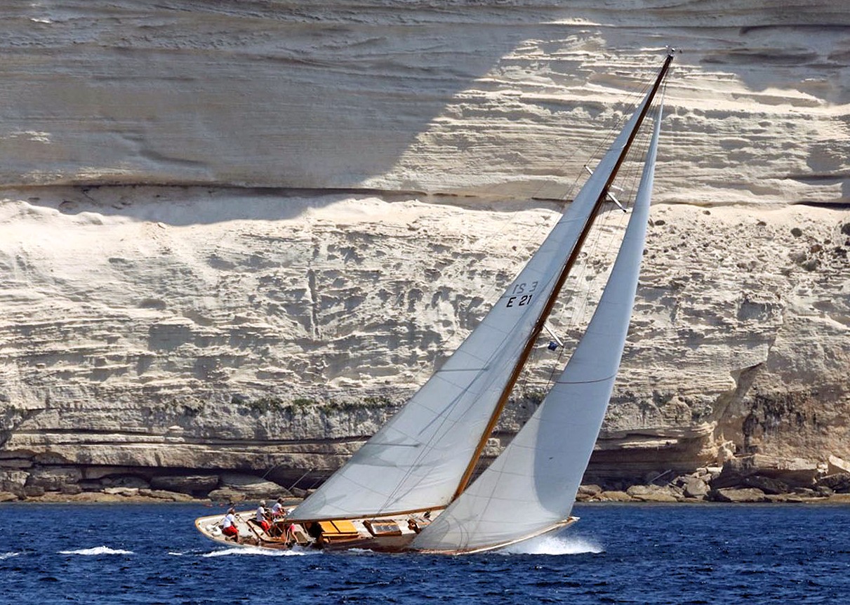 SY Eileen 1938 Bonifacio - Porto-Vecchio Corsica Classic 2019 photo Françoise Tafani DR