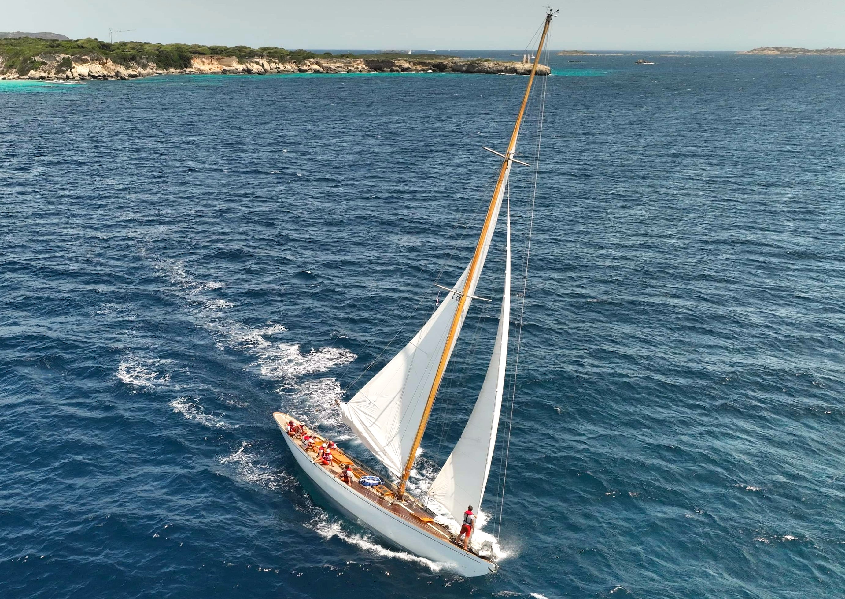 SY Eileen 1938 Bonifacio Régates d'Hippocrate 2022 photo Arnaud Guilbert DR