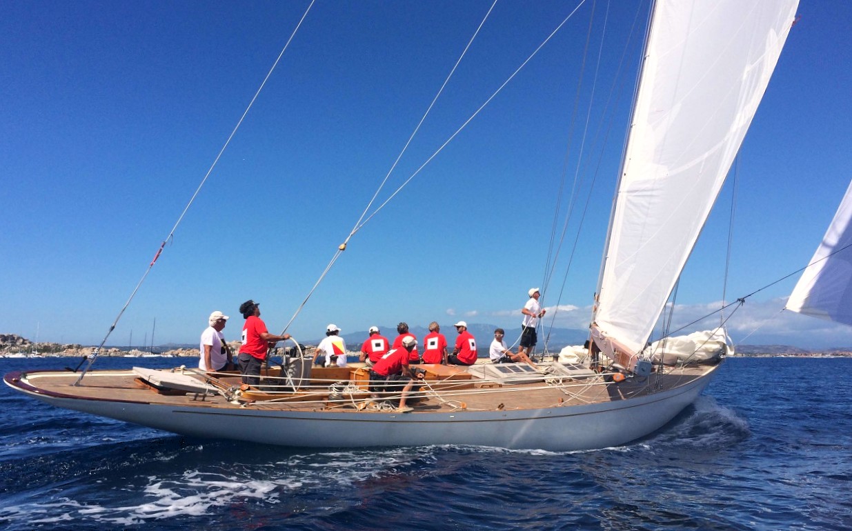 SY Eileen 1938 Bonifacio - Santa Giulia Corsica Classic 2014 photo Thibaud Assante DR