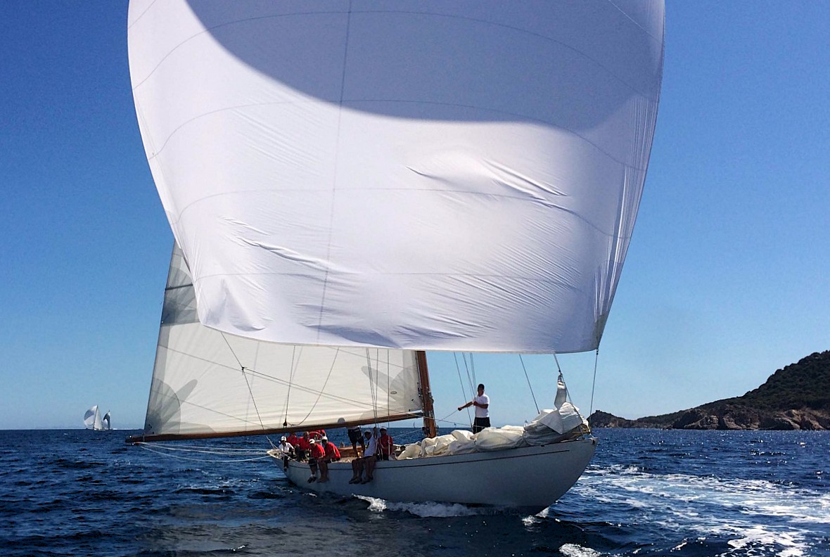 SY Eileen 1938 Bonifacio - Santa Giulia Corsica Classic 2014 photo Thibaud Assante DR