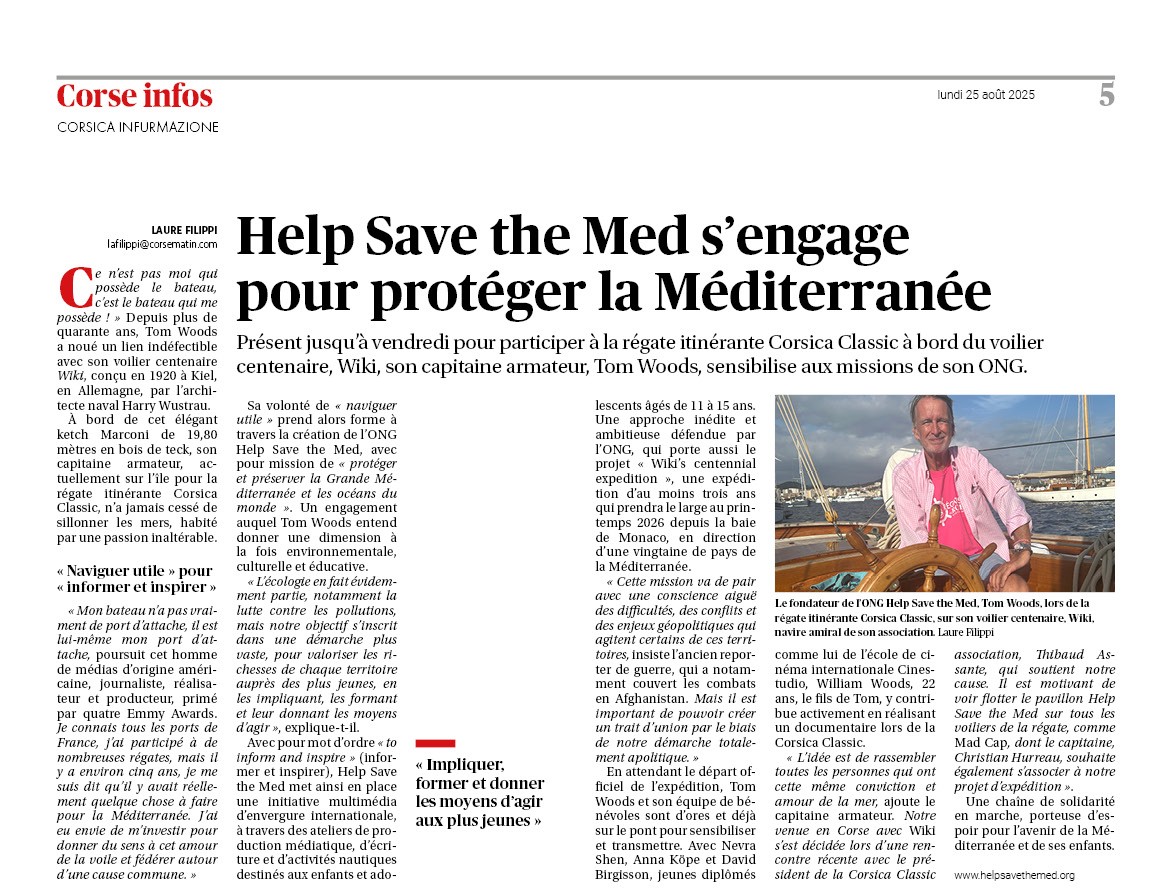 Corse Matin 25 août 2025