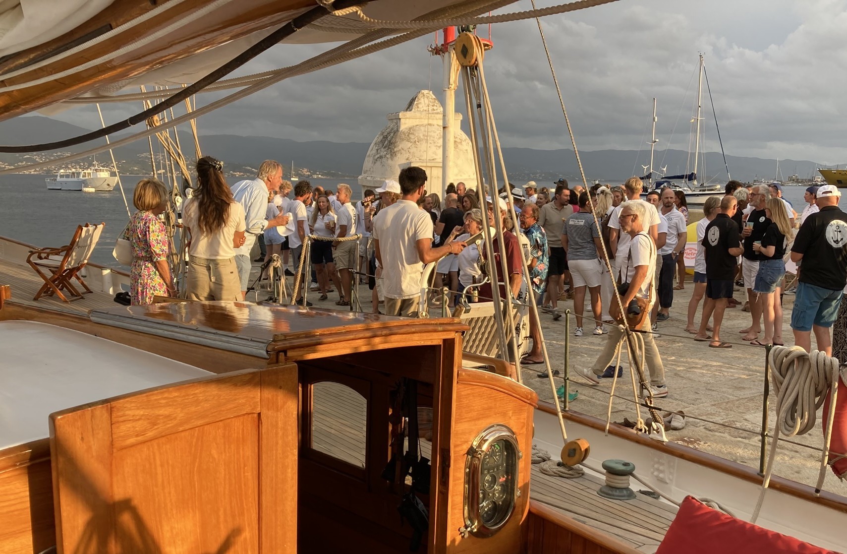 Corsica Classic 2025 port Charles Ornano SY Puritan 1930 photo Thibaud Assante DR