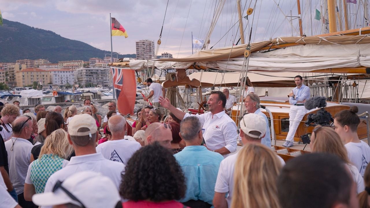 Corsica Classic 2025 port Charles Ornano cocktail de bienvenue ville d'Ajaccio photo Arnaud Guilbert DR