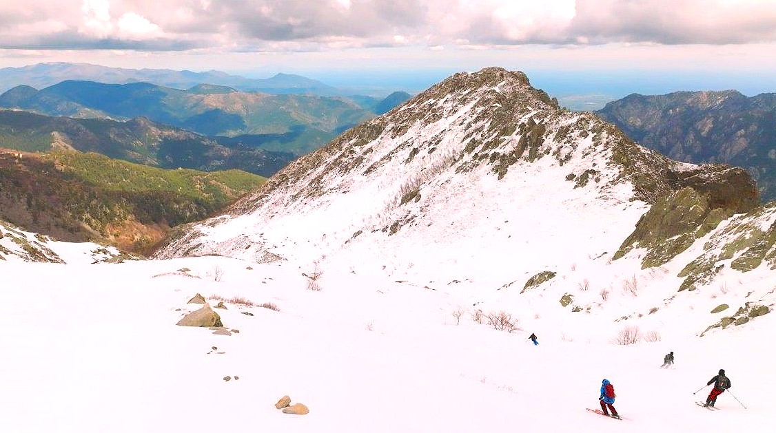 Pourquoi Pas 2023 descente Mt Renoso Valle Longa photo Arnaud Guilbert DR
